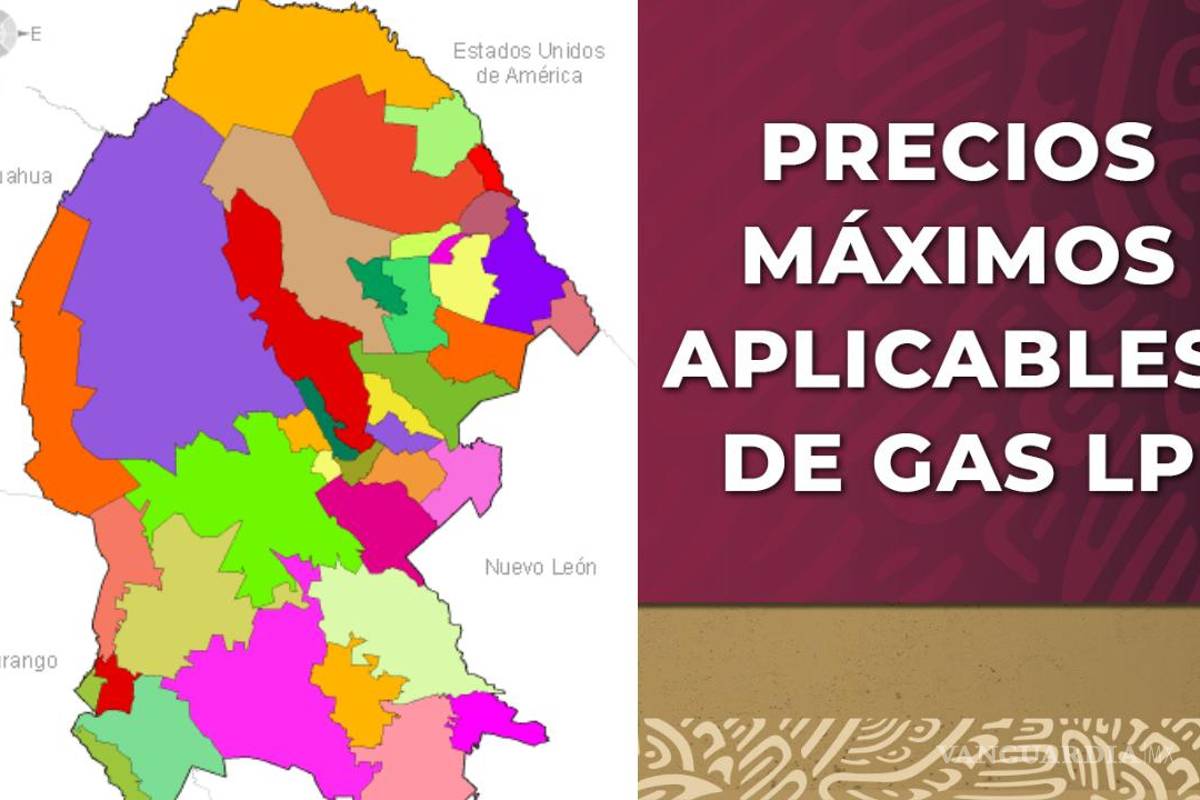 Precio del gas LP del 7 al 13 de julio para Coahuila; CRE comparte lista de costos con aumento