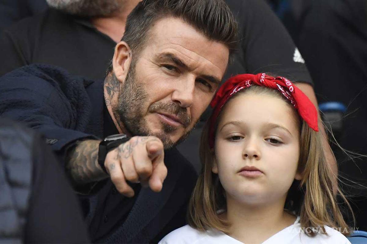 David Beckham besó a su hija de 10 años en la boca, estallan críticas en las redes