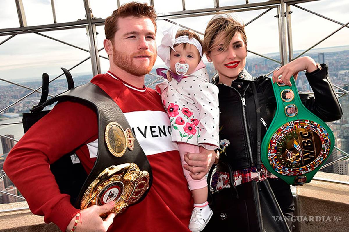 ¡Antes muerta que sencilla!; bebé del Canelo presume bolso más de 100 mil pesos