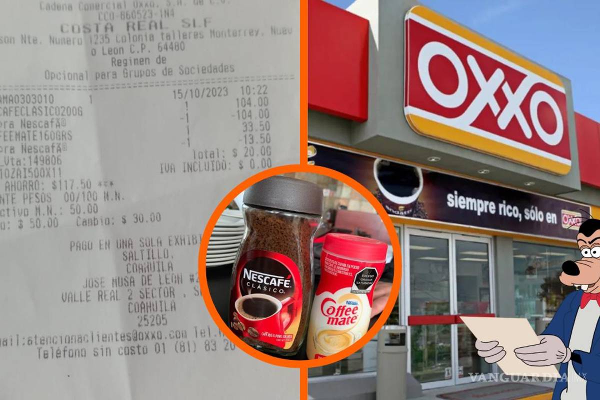 ¿Promoción o error? Compran en Oxxo de Saltillo crema y se llevan café gratis; empleados ocultan mercancía
