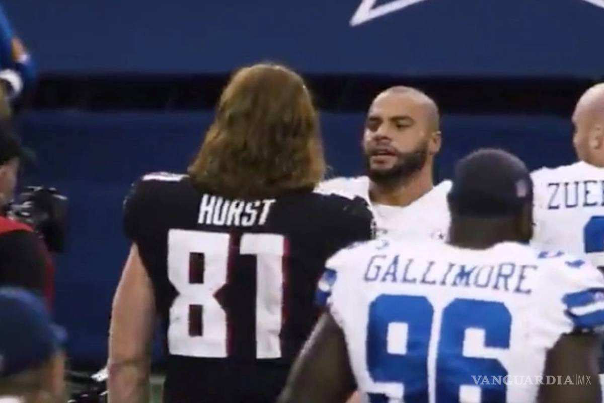 Jugador de Falcons felicita a Prescott después del partido y no fue por su desempeño