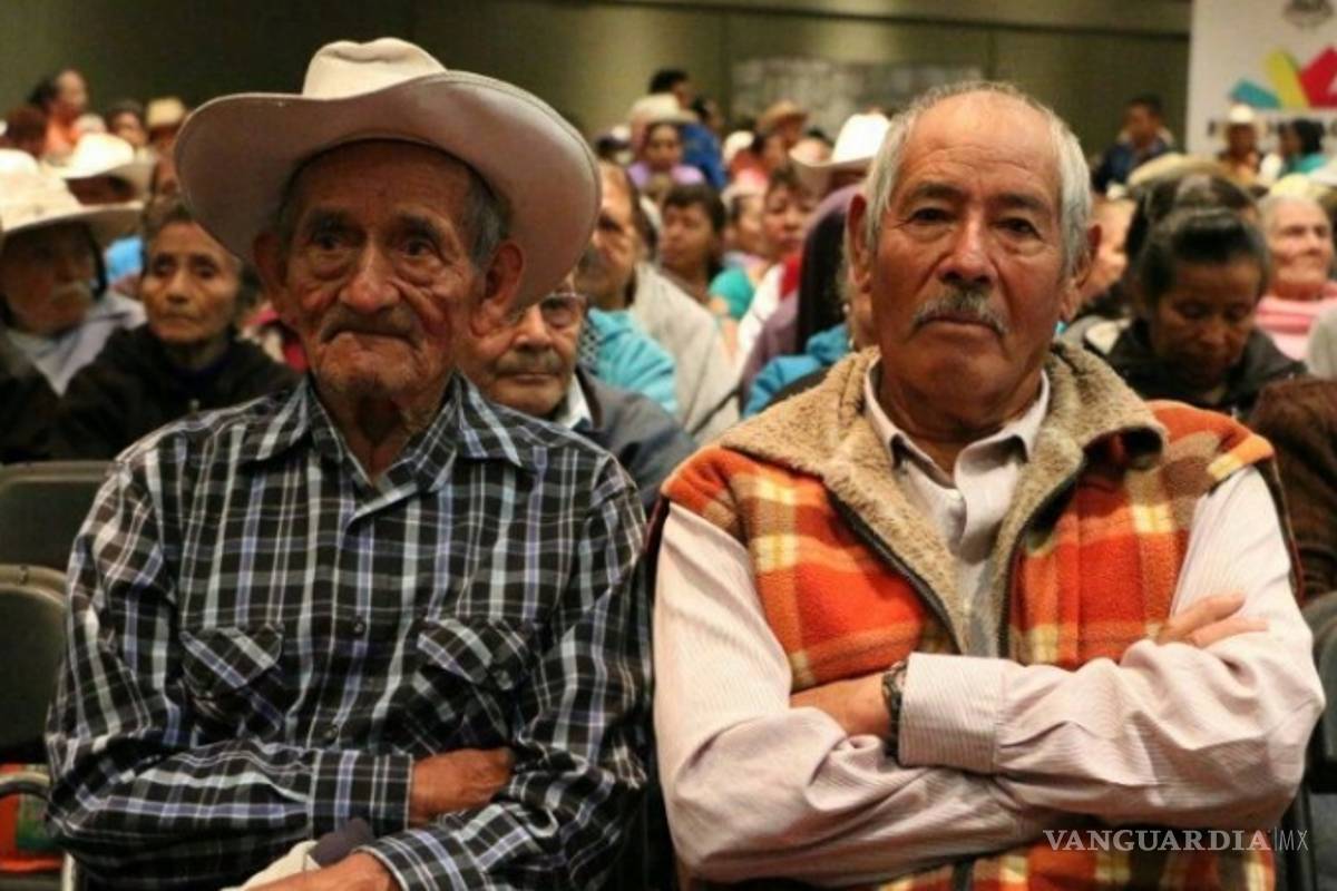 Adultos mayores reciben entre 600 y 6 mil 602 pesos de pensión