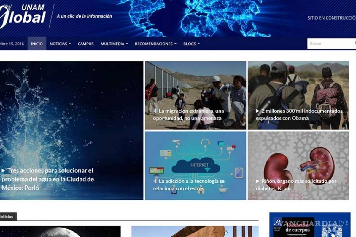 Lanza la UNAM su portal de noticias