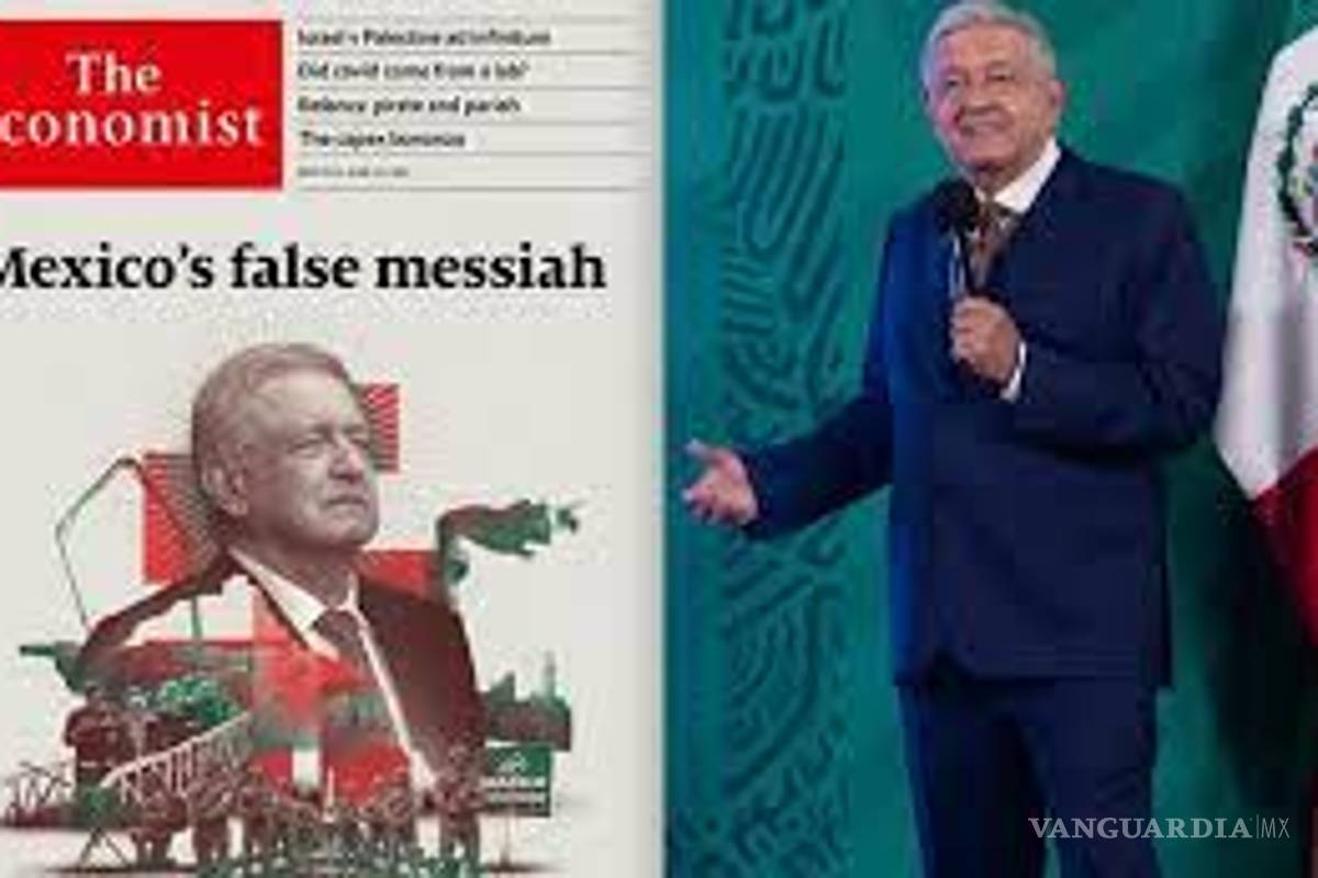 'Majadera y mentirosa': AMLO revira a The Economist tras polémica portada
