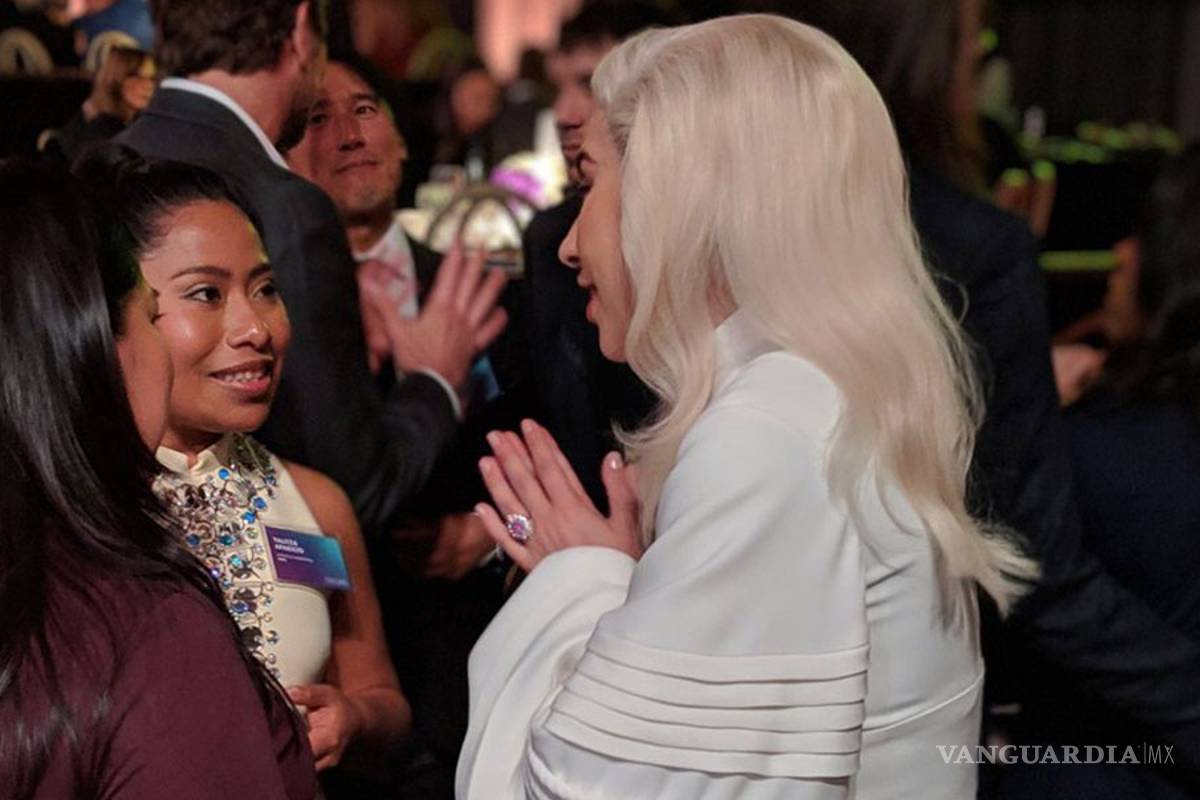 El encuentro entre Yalitza Aparicio y Lady Gaga