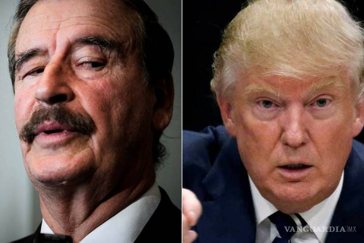 ‘Ya estamos domesticando a la bestia’, dice Vicente Fox de Trump