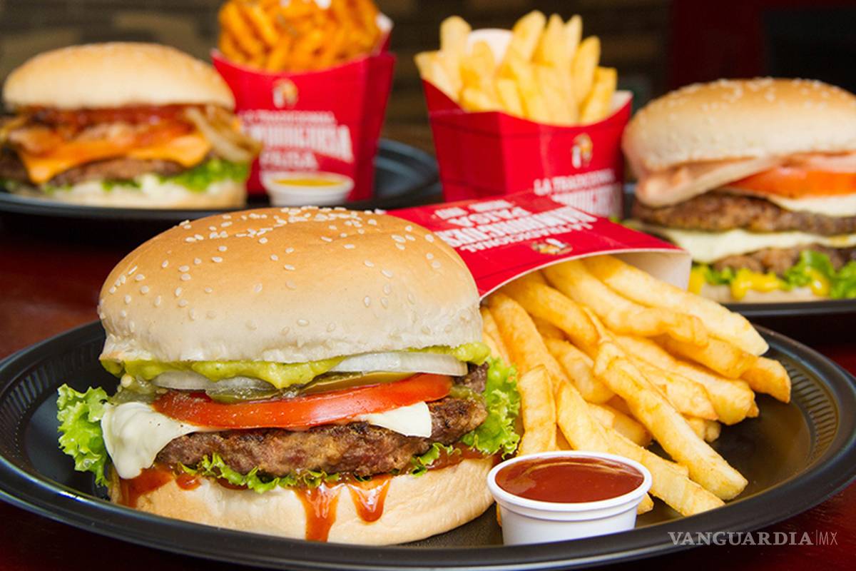 ¿Cuántas calorías tiene una hamburguesa?