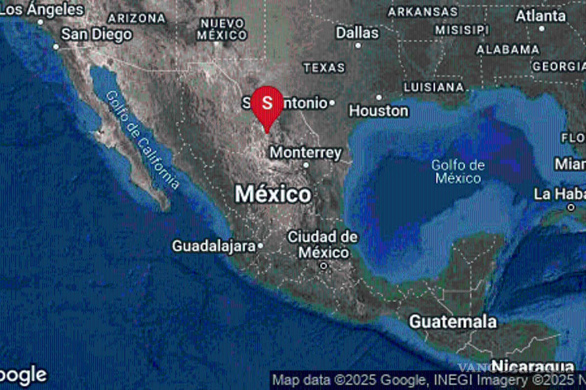 Sismo de magnitud 4.9 ‘sacude’ a Melchor Múzquiz, Coahuila