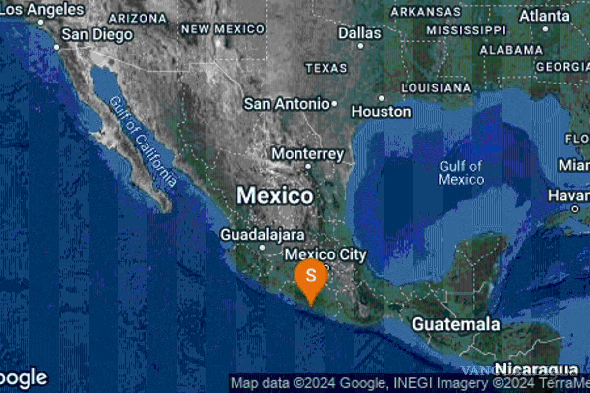 Sismo de magnitud 4.5 sacude a Coyuca de Benítez en Guerrero
