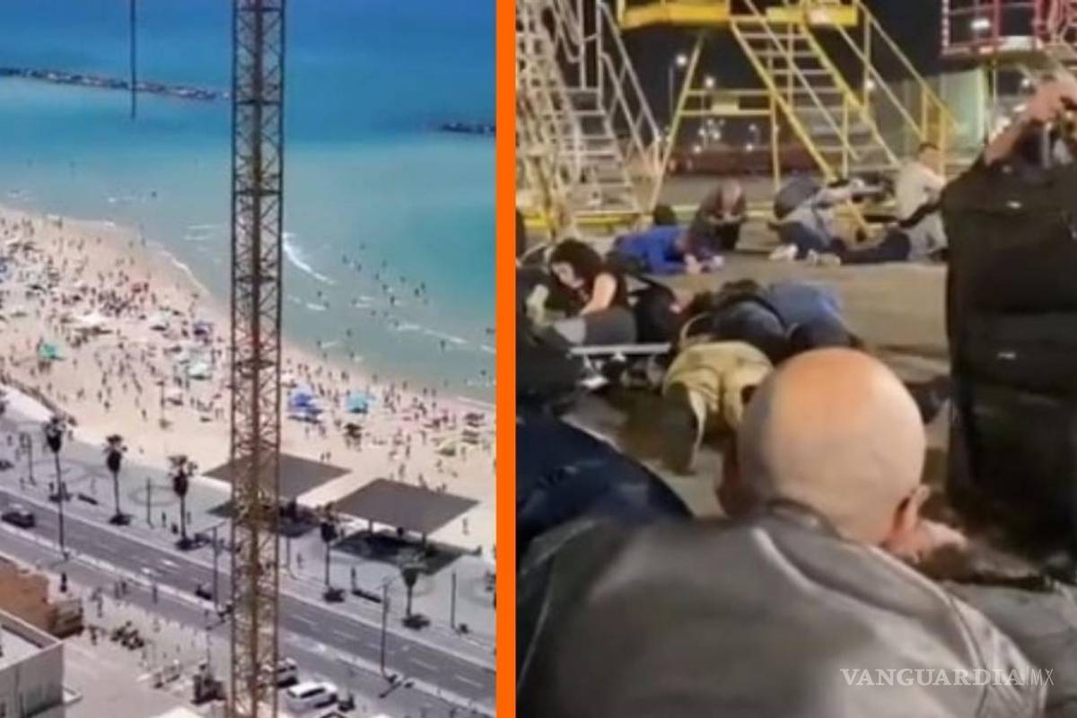 Alarma de guerra sorprende a turistas en playa de Tel Aviv, Israel, tras ataque de Hamás (VIDEO)
