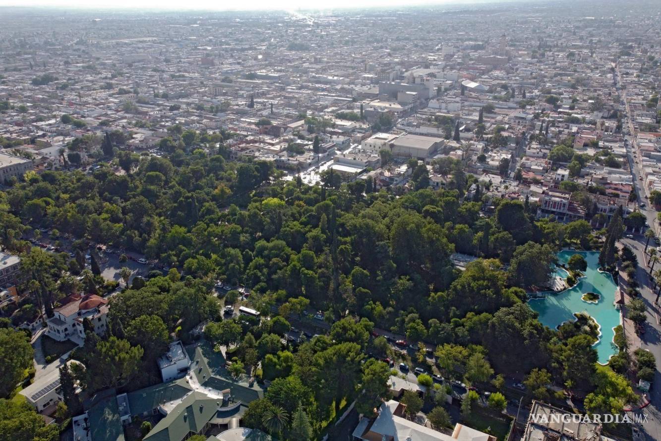 $!Vista aérea de la Alameda Zaragoza, ubicada en la Zona Centro.