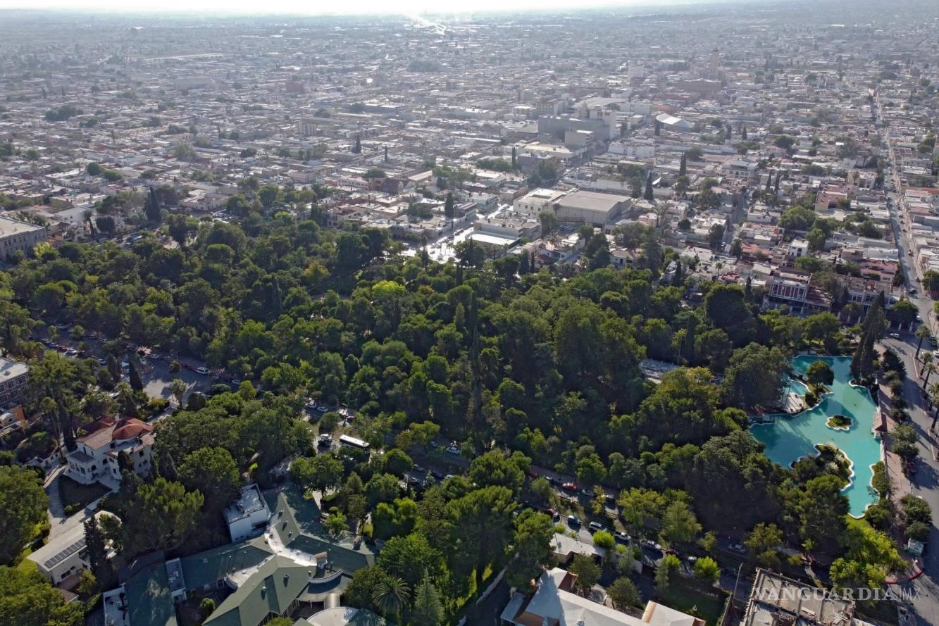 $!Vista aérea de la Alameda Zaragoza, ubicada en la Zona Centro.