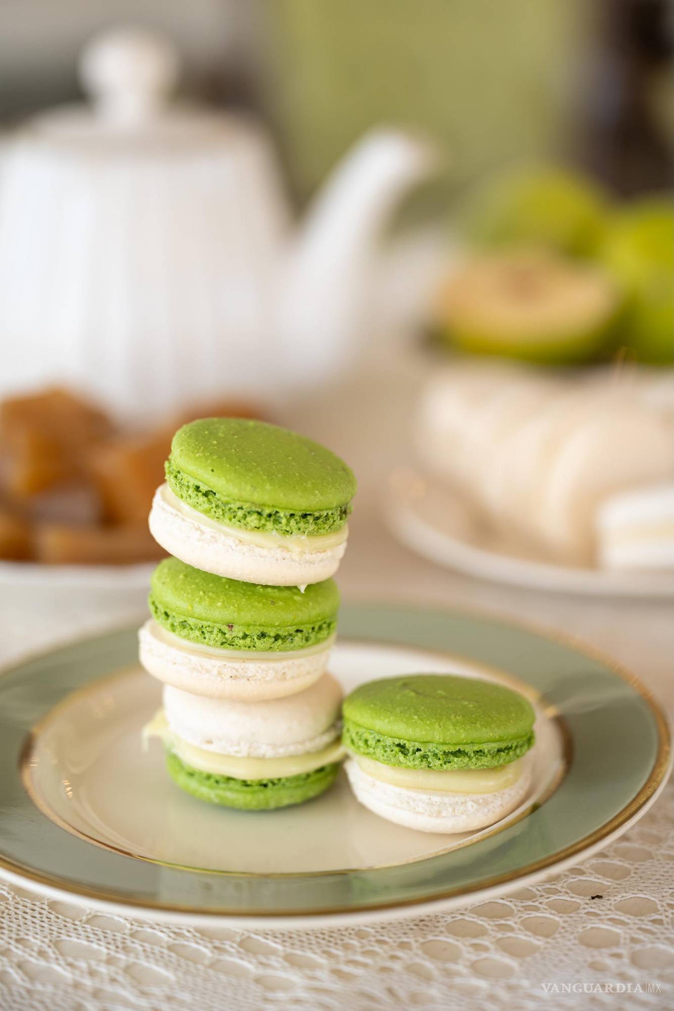 $!Las macarons son el postre estrella de la cafetería.