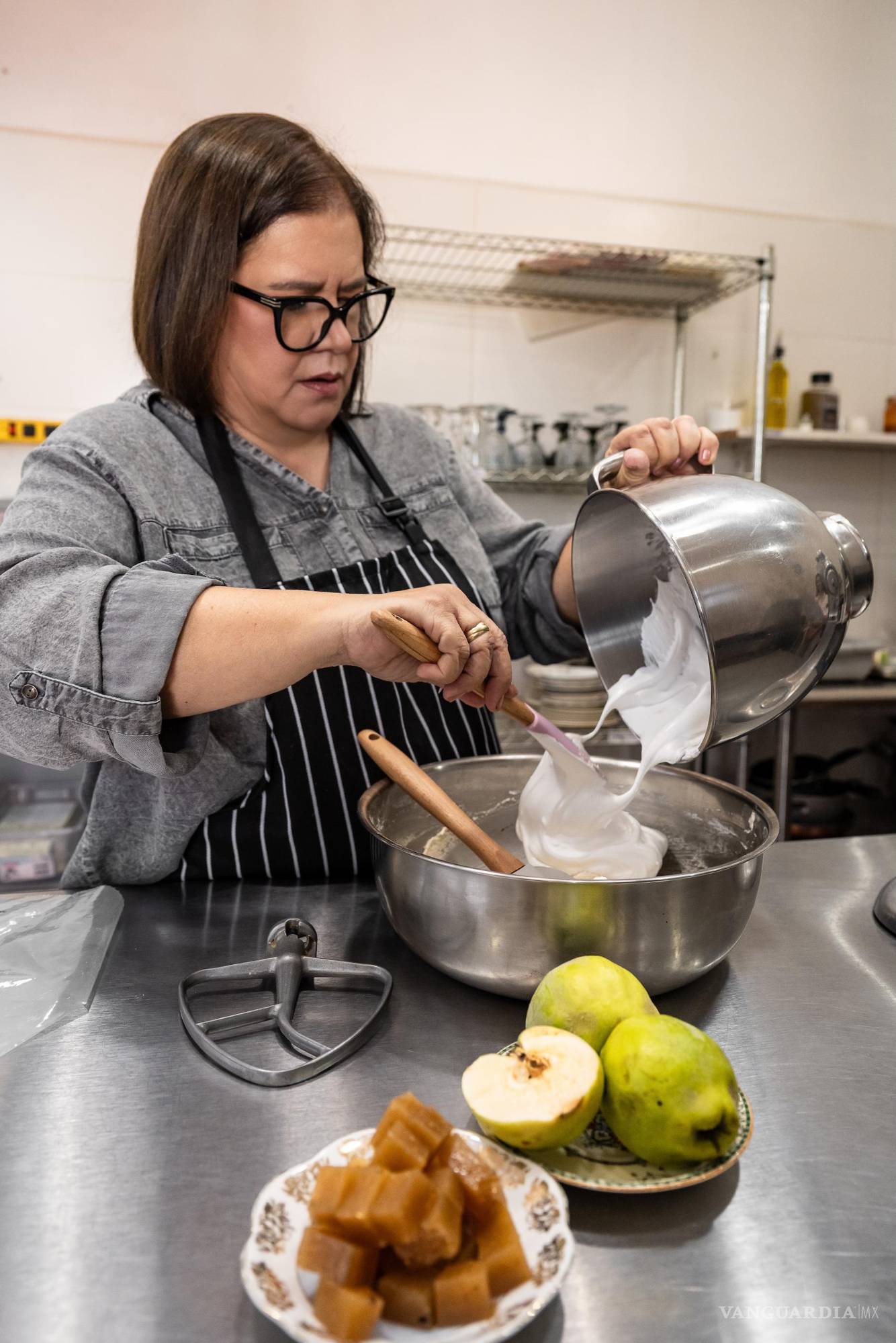 $!El platillo incluye membrillo, un ingrediente local.