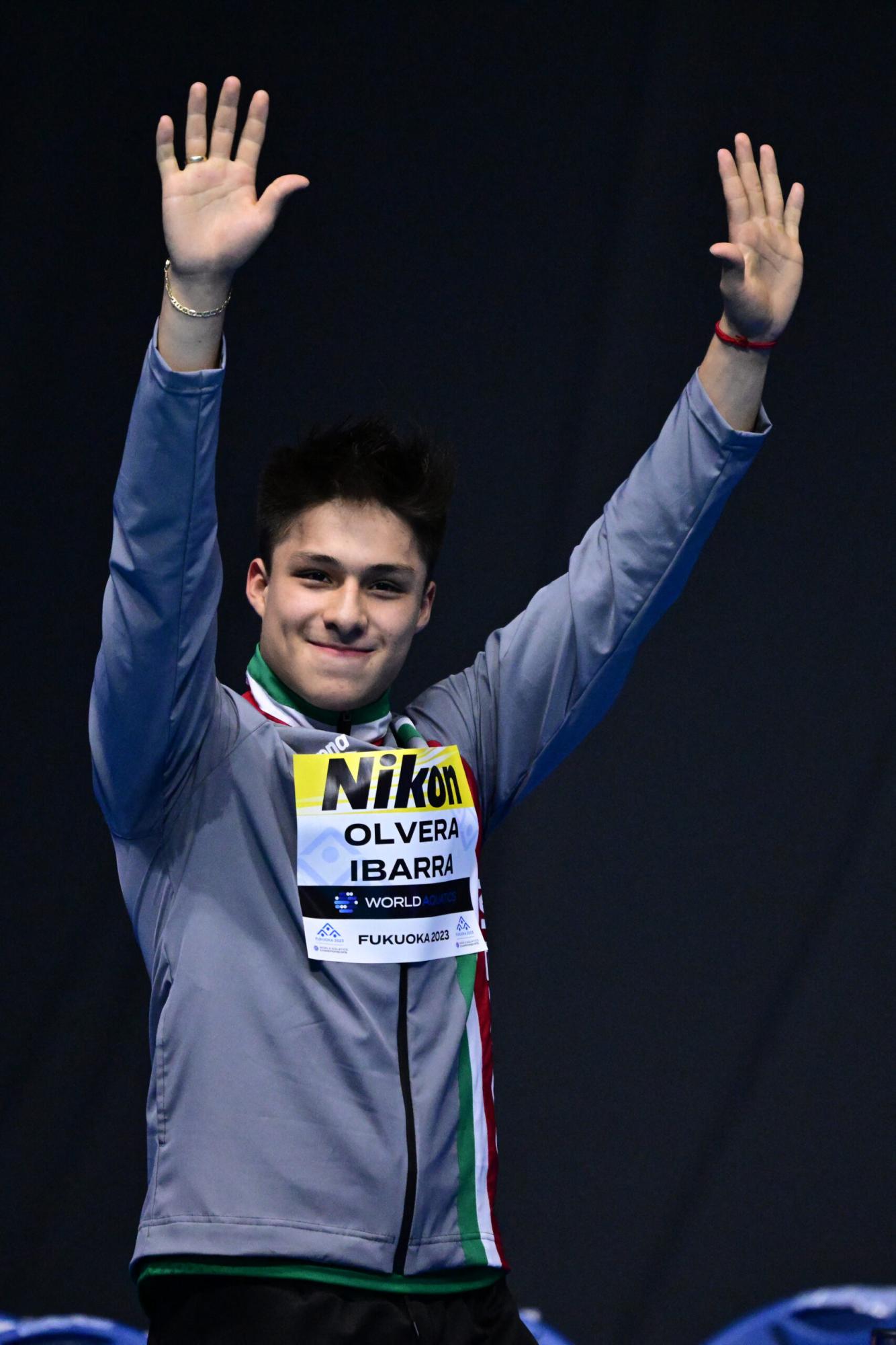 $!Osmar es subcampeón mundial de trampolín de tres metros.