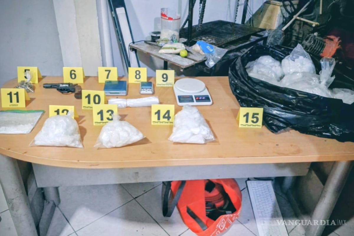 Hallan cristal y marihuana en cateos a cuatro inmuebles, en NL