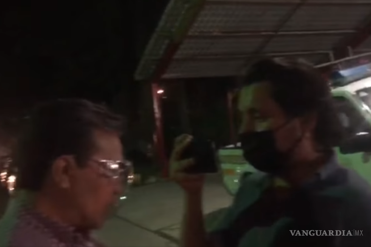 Captan confrontación entre Alcalde de Parras y reportero