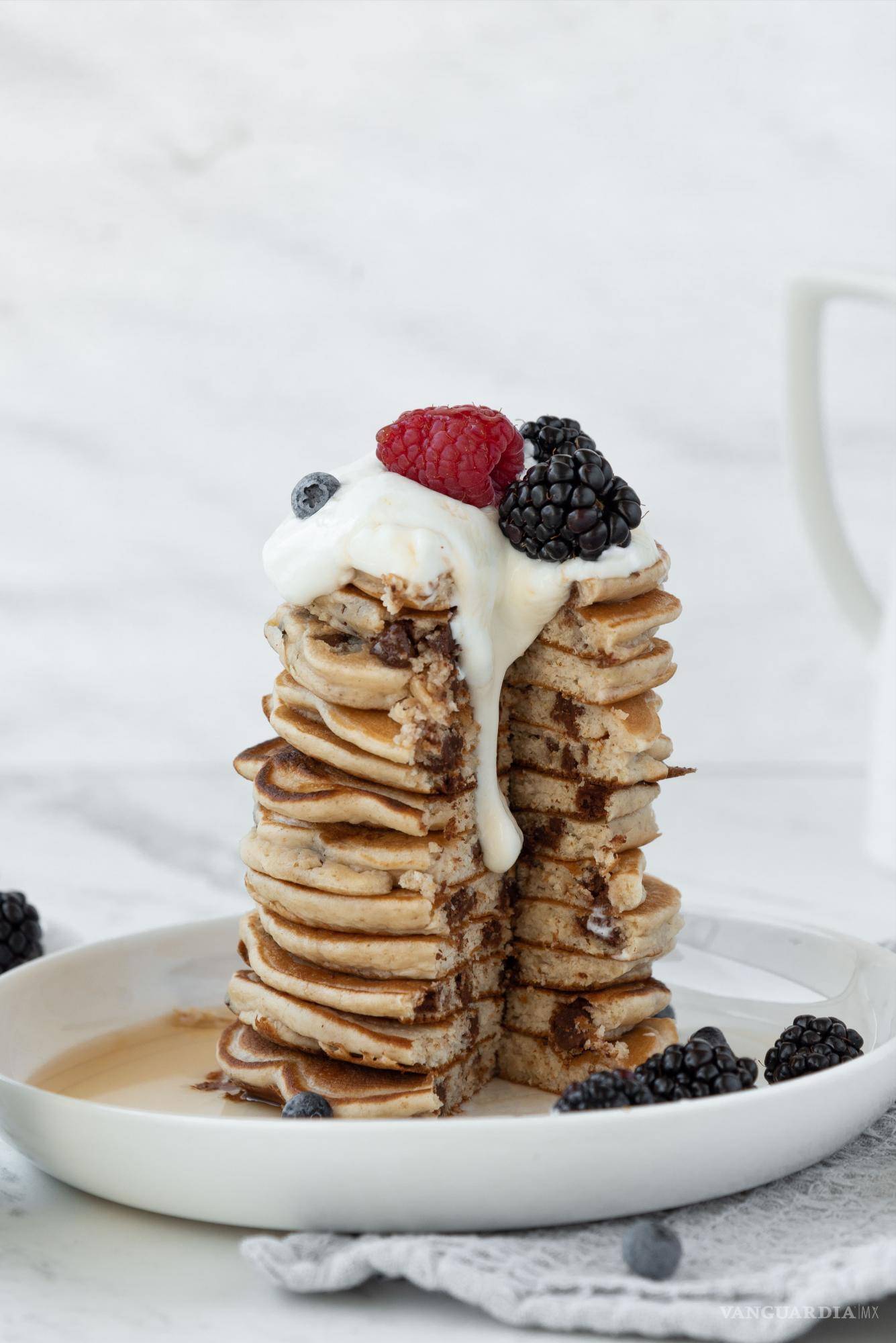 $!Classic fluffy pancakes.