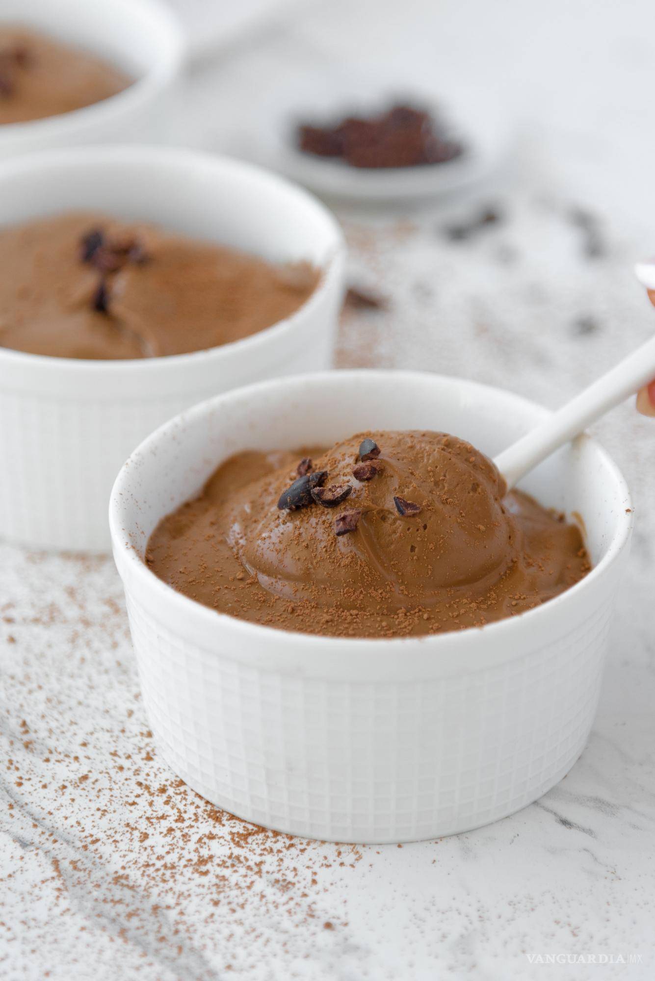 $!Mousse de chocolate.