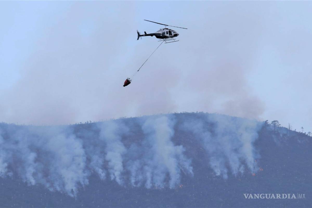 Arteaga contará con helicóptero contra incendios forestales