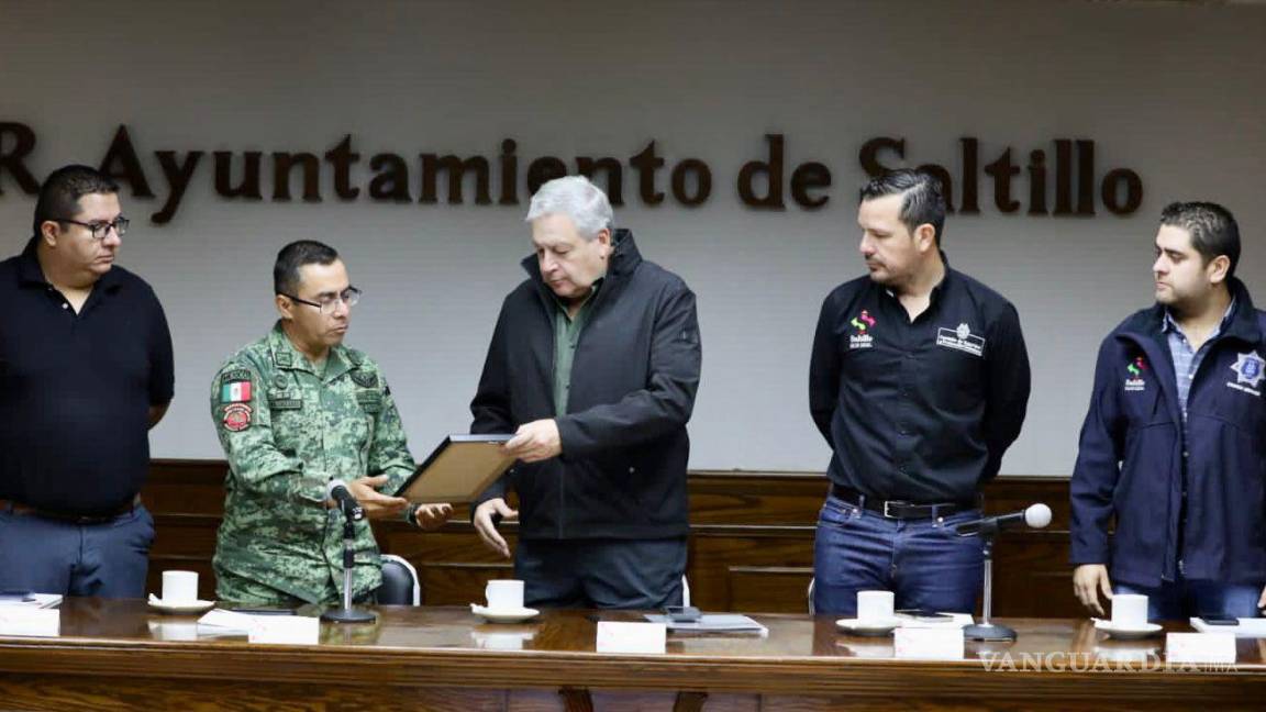 Destaca Ejército labor coordinada de seguridad en Saltillo