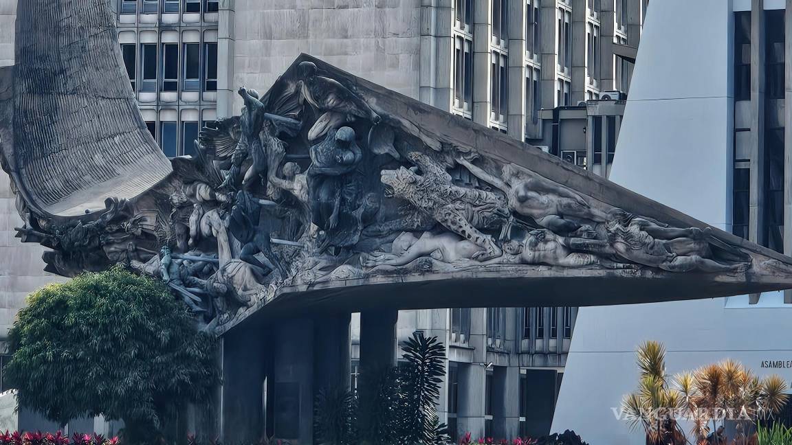 $!“Monumento a la Raza”, de Rodrigo Arenas Betancourt.