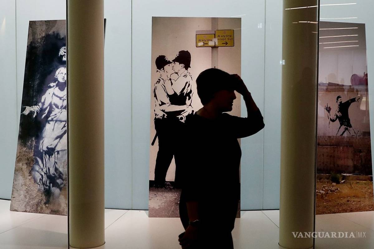 Arte de Banksy es exhibido en museo público italiano