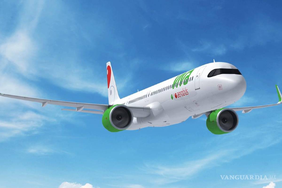 $!La aeronave de Viva Aerobus realizó el vuelo inaugural de la ruta Torreón–San Antonio este 22 de noviembre.