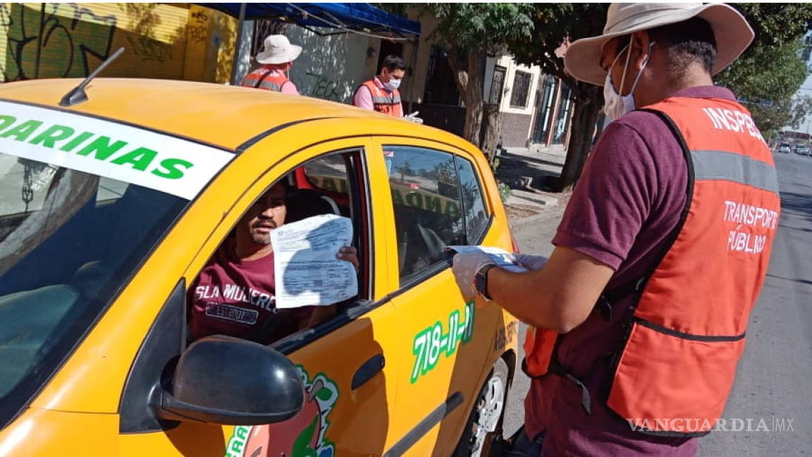 Transporte a revisión; multan a 13 en Torreón
