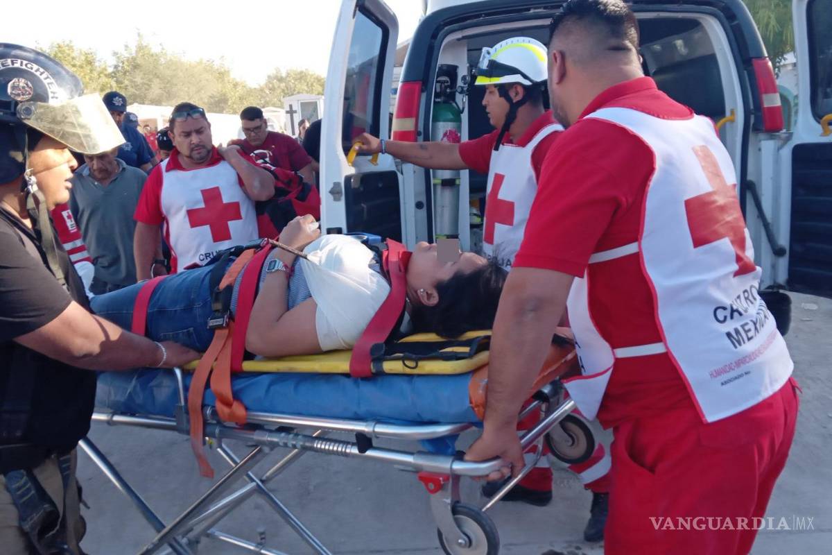 Mujer cae en una tumba y resulta gravemente herida, en el Panteón de San José, en Parras