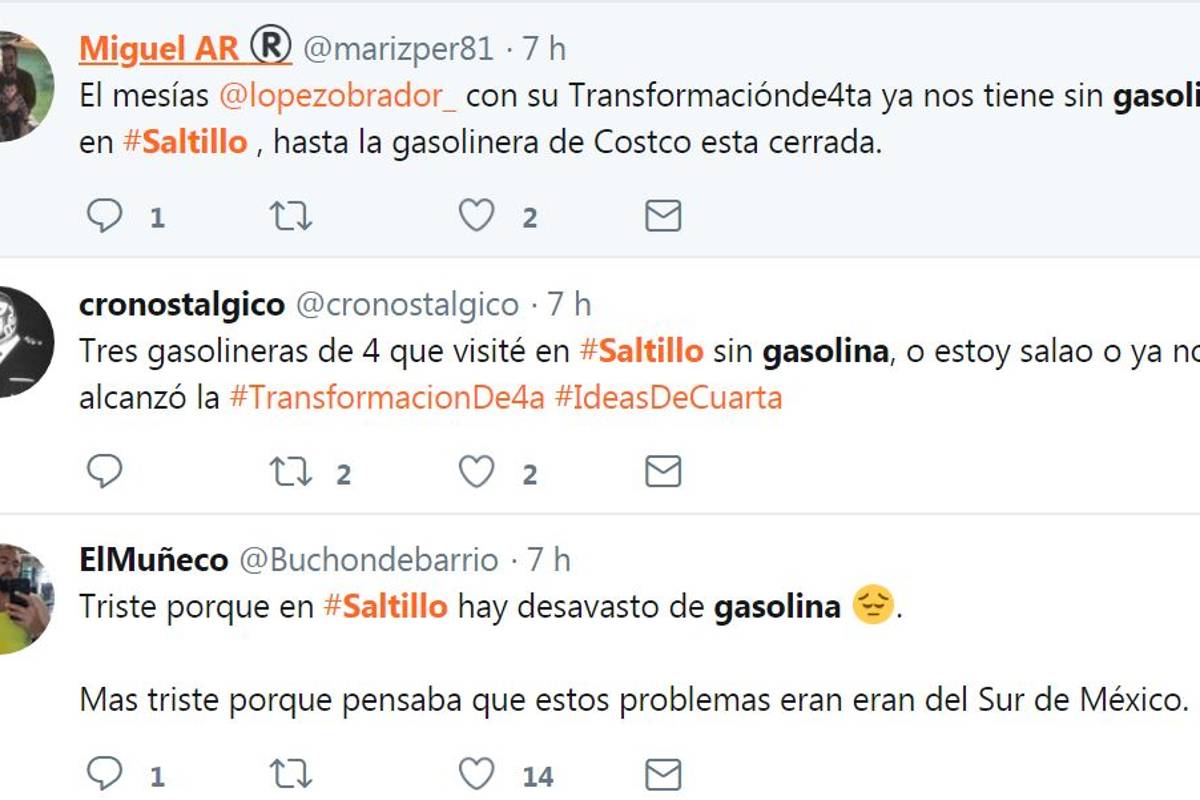 $!#NoHayGasolina se vuelve trending y genera psicosis en redes sociales