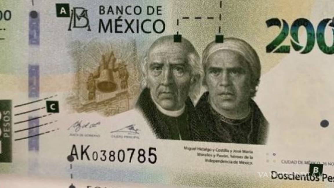 Adiós Sor Juana, Banxico presenta el nuevo billete de 200 pesos con Hidalgo y Morelos