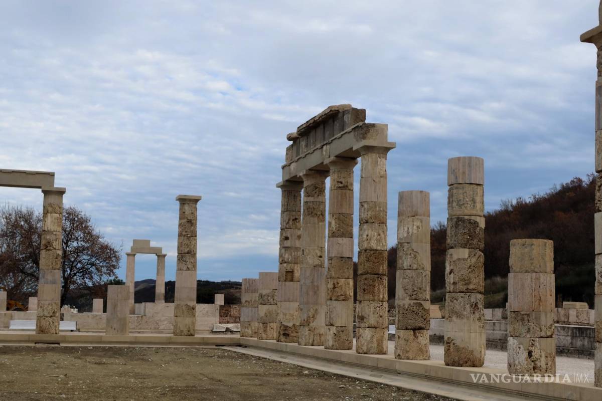 Reabre al público en Grecia el palacio del padre de Alejandro Magno tras años de restauración