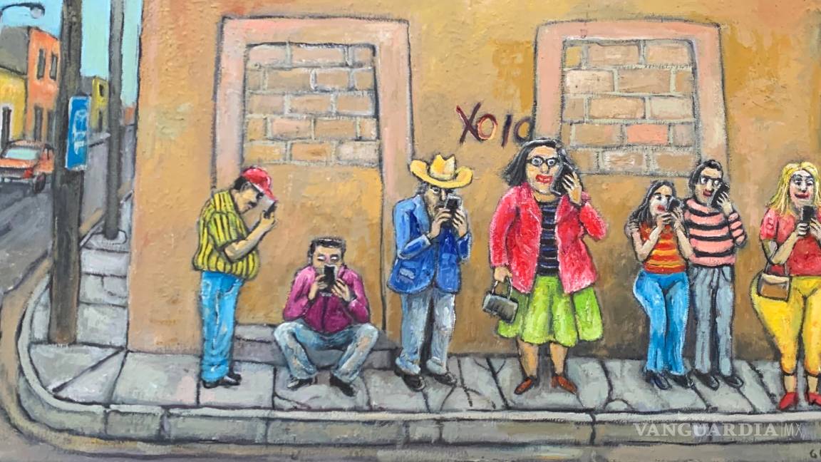 $!‘El perro que cuida la ciudad’; Geroca pinta al letargo saltillense