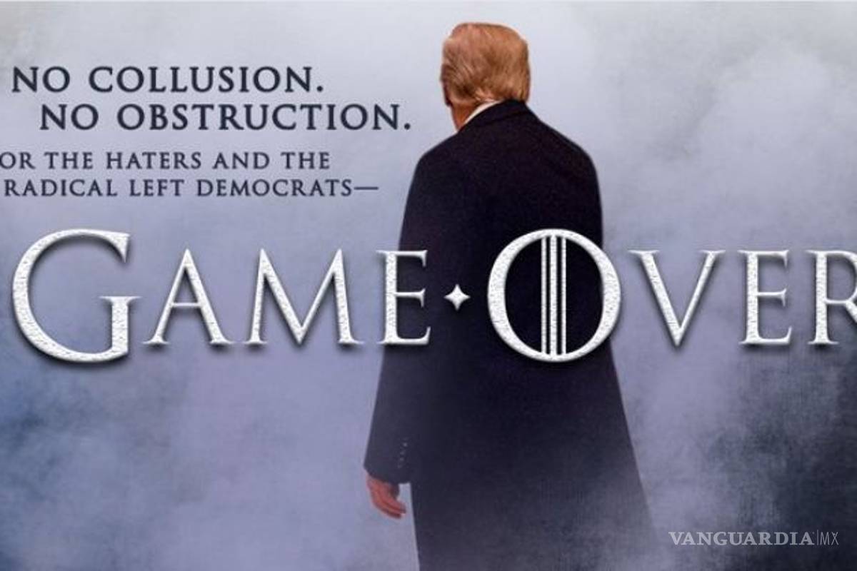 Trump canta victoria al estilo de Game of Thrones antes de la publicación del informe de Mueller