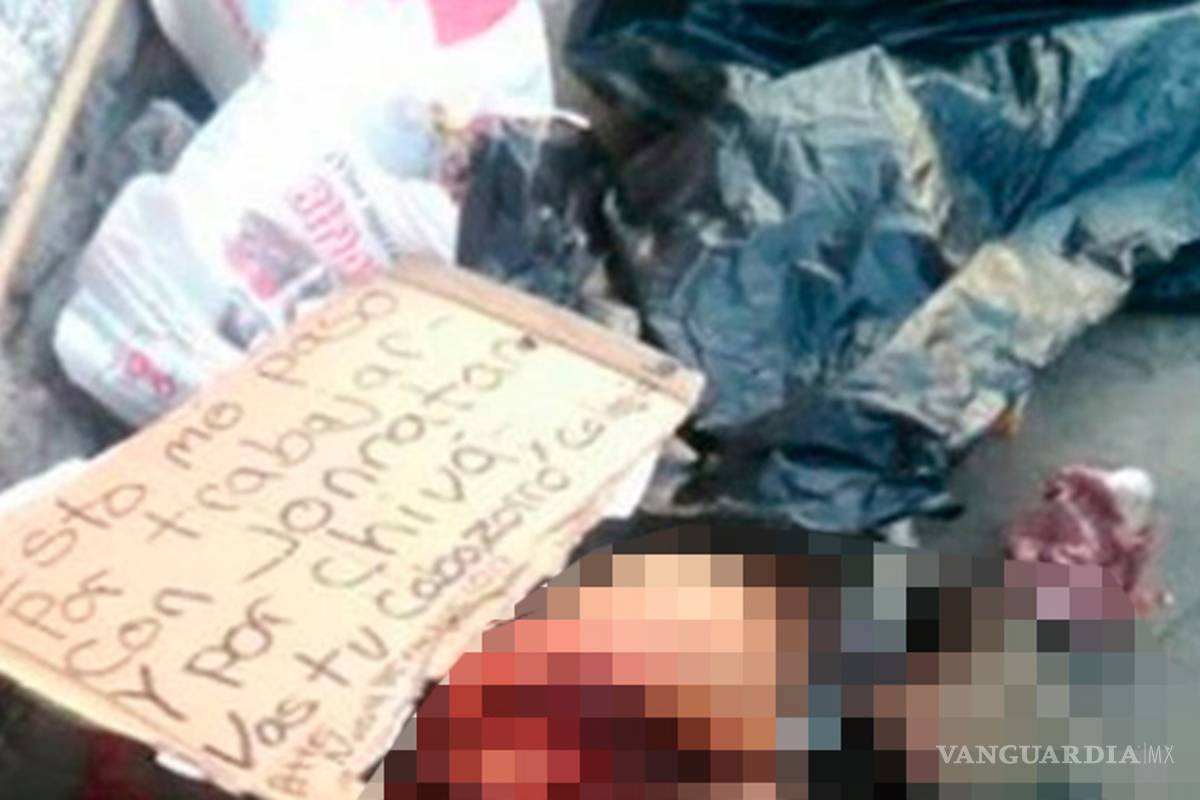 Autoridades hallan 5 cuerpos desmembrados y con narcomensaje en autopista de Veracruz