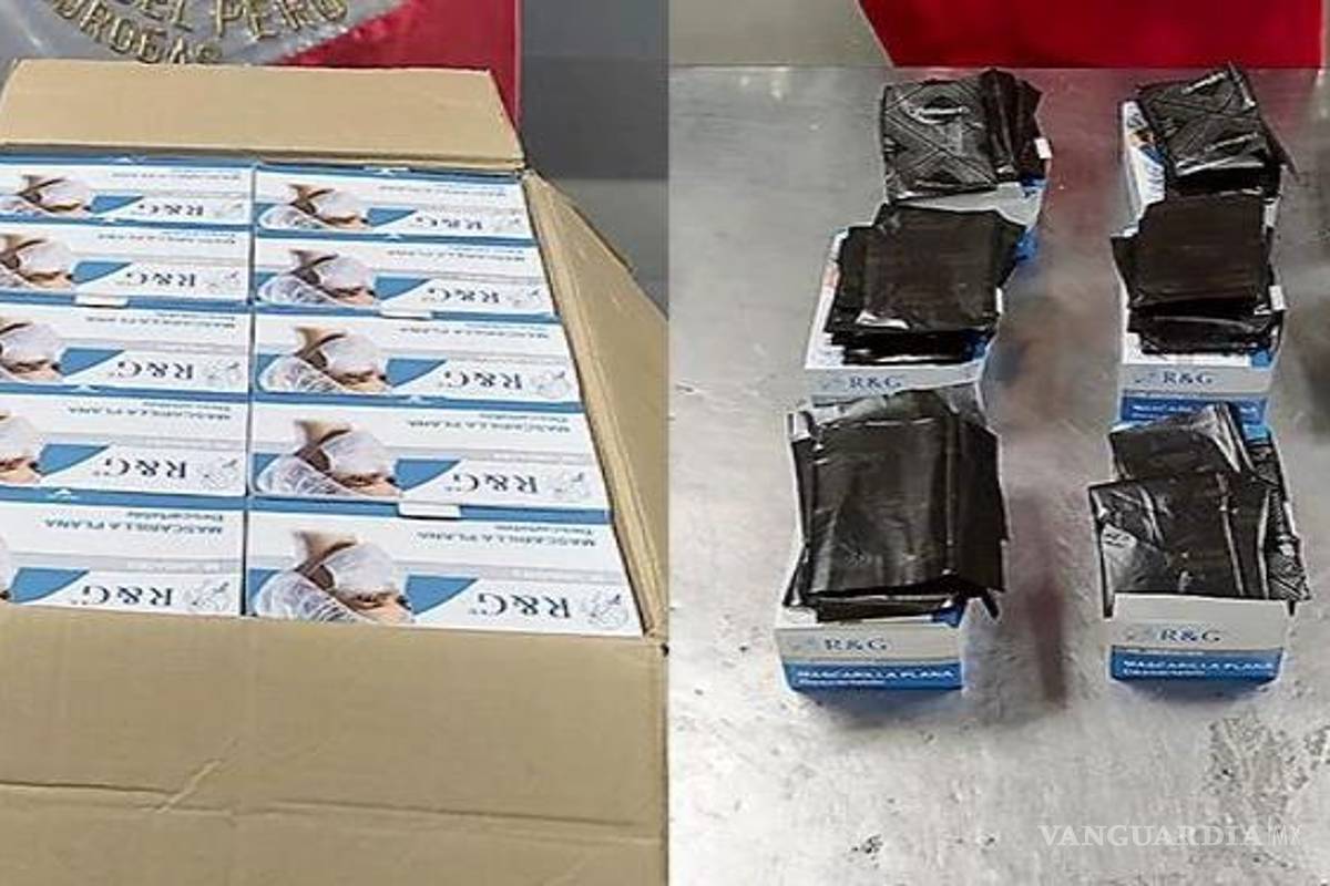 $!Narcos aprovechan el coronavirus para traficar cocaína ¡en mascarillas!