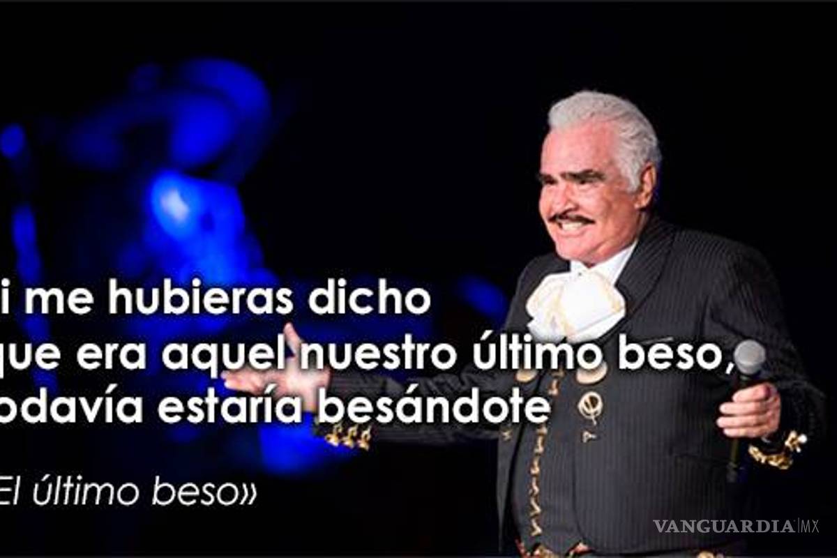 $!"Sigo siendo el rey" y otras 14 frases con las que recordaremos a Vicente Fernández