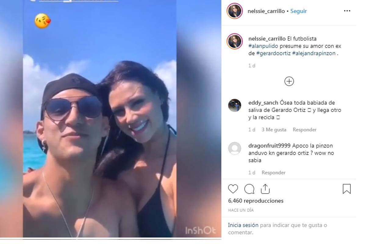 Alan Pulido vacaciona con Alejandra Pinzón, la exnovia de Gerardo Ortiz