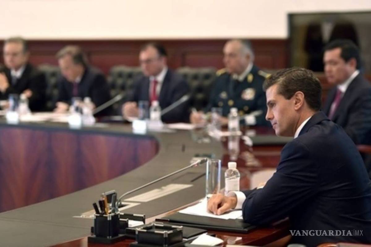 Peña Nieto se reúne con el gabinete