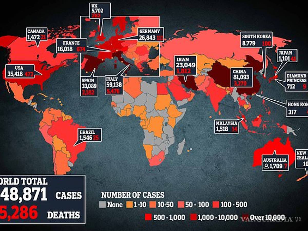 $!Coronavirus: El número de muertos por COVID-19 en España aumenta a 514 en un día