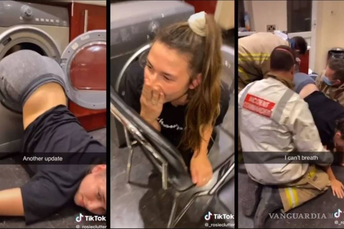 Queda atrapada en secadora por hacer un 'challenge' de TikTok