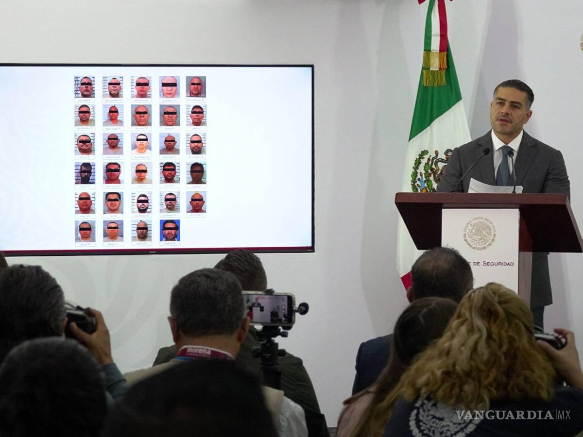 $!Omar García Harfuch, secretario de Seguridad y Protección Ciudadana da a conocer los pormenores de las 29 extradiciones de narcotraficantes a EU.