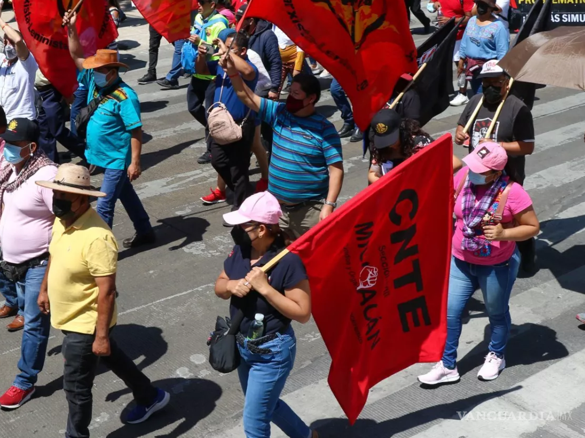 $!El pasado 5 de diciembre, maestros de diferentes escuelas y estados de la República Mexicana provocaron caos en la CDMX con varios bloqueos y movilizaciones