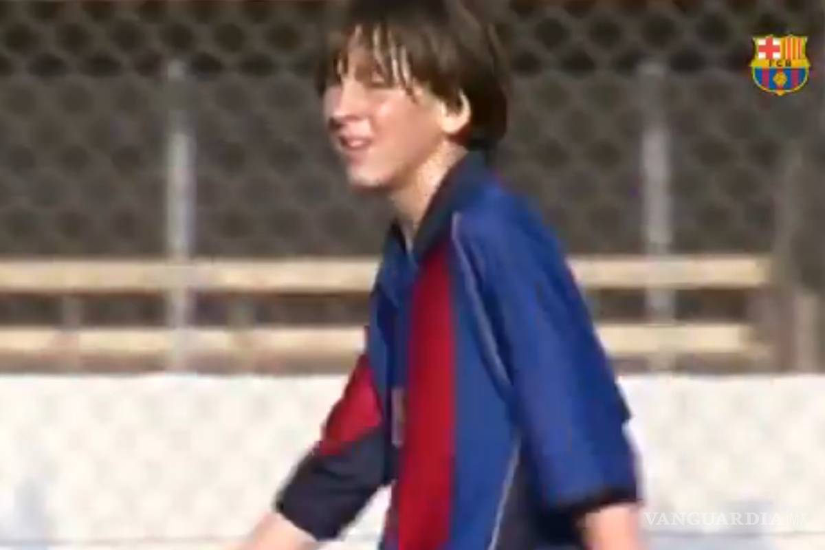 Hace 17 años, Messi inició su camino con el Barcelona