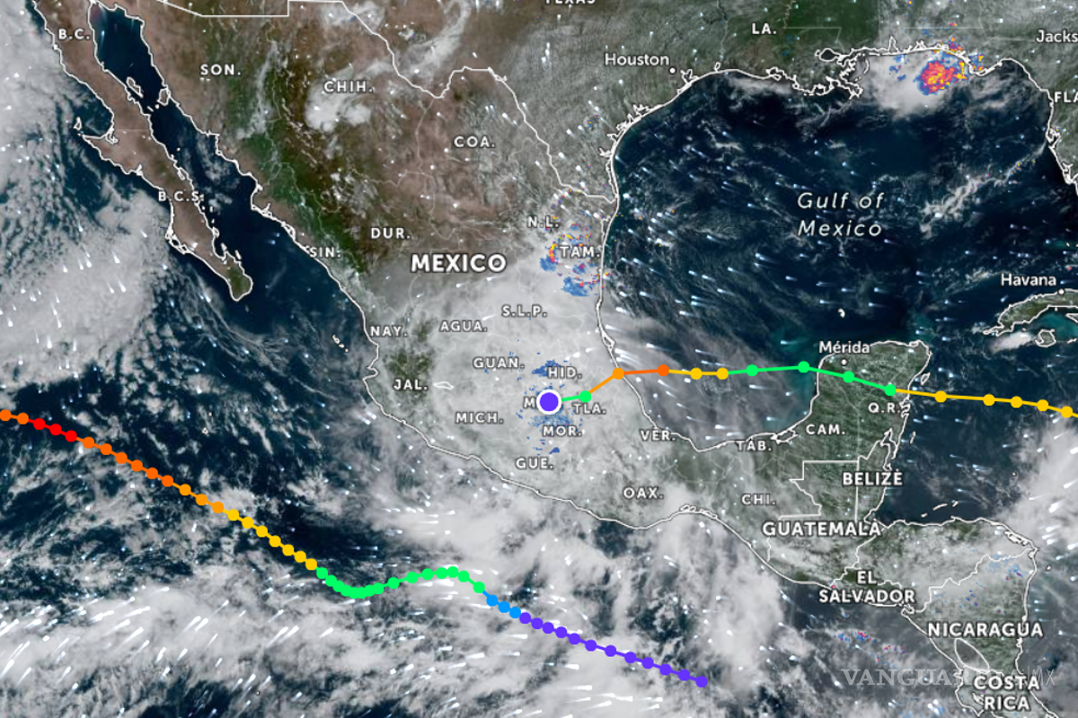 Zoom Earth ofrece mapa interactivo para observar el paso de ‘Grace’