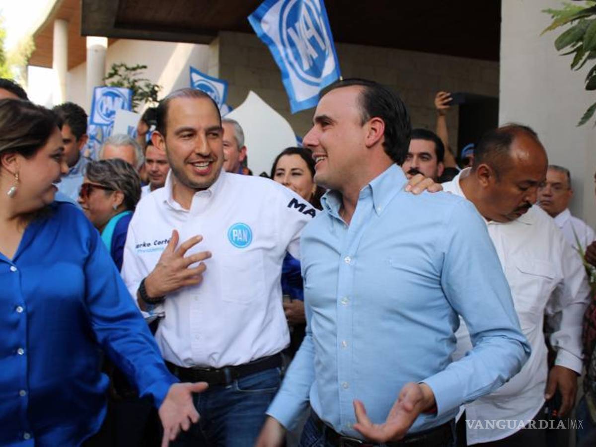 $!El dirigente nacional del PAN, Marko Cortés, afirmó que tomaron la decisión correcta por México y por Coahuila, al considerar a Manolo Jiménez la persona adecuada para gobernar el estado.