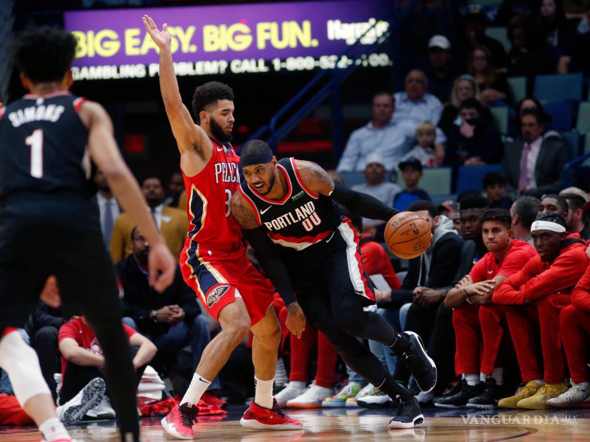 $!Carmelo Anthony vuelve por una nueva oportunidad, ahora con los Trail Blazers de Portland