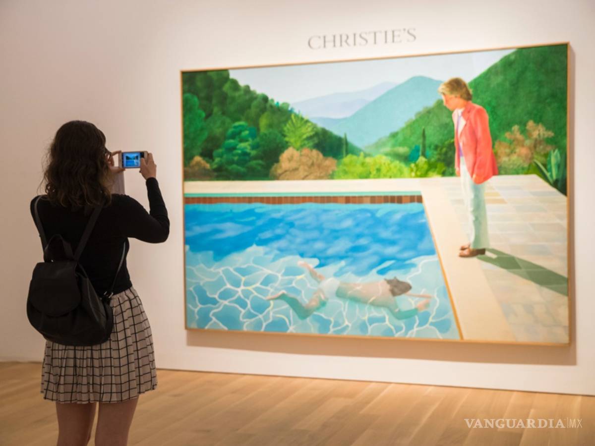 $!Pintura de David Hockney imponer un romper récord en una subasta