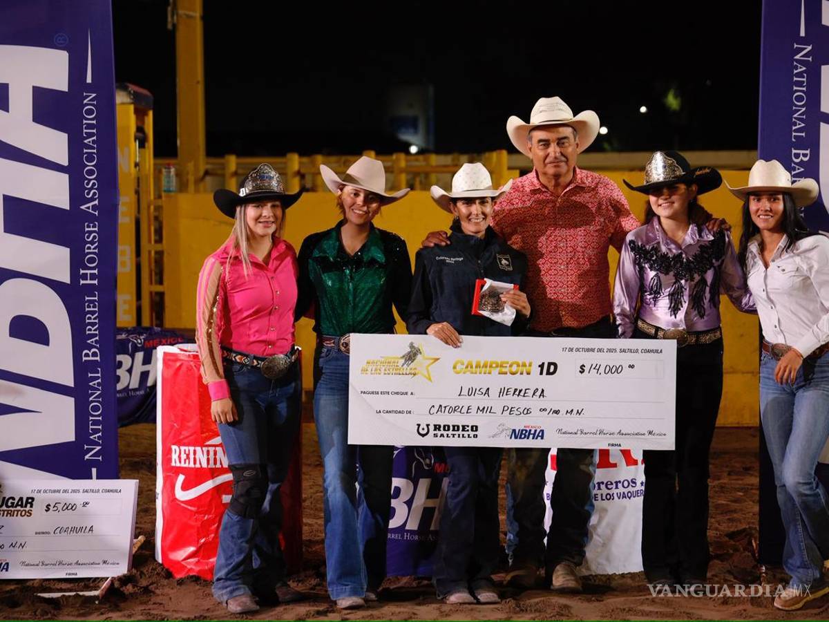 $!La chihuahuense Luisa Herrera, ganadora absoluta del Nacional de Barrileras. FOTO: OMAR SAUCEDO